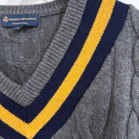 Like New Brooks Brothers wool sweater sz L - Picture 4 of 10